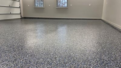 Francine B. gets a new garage floor! 