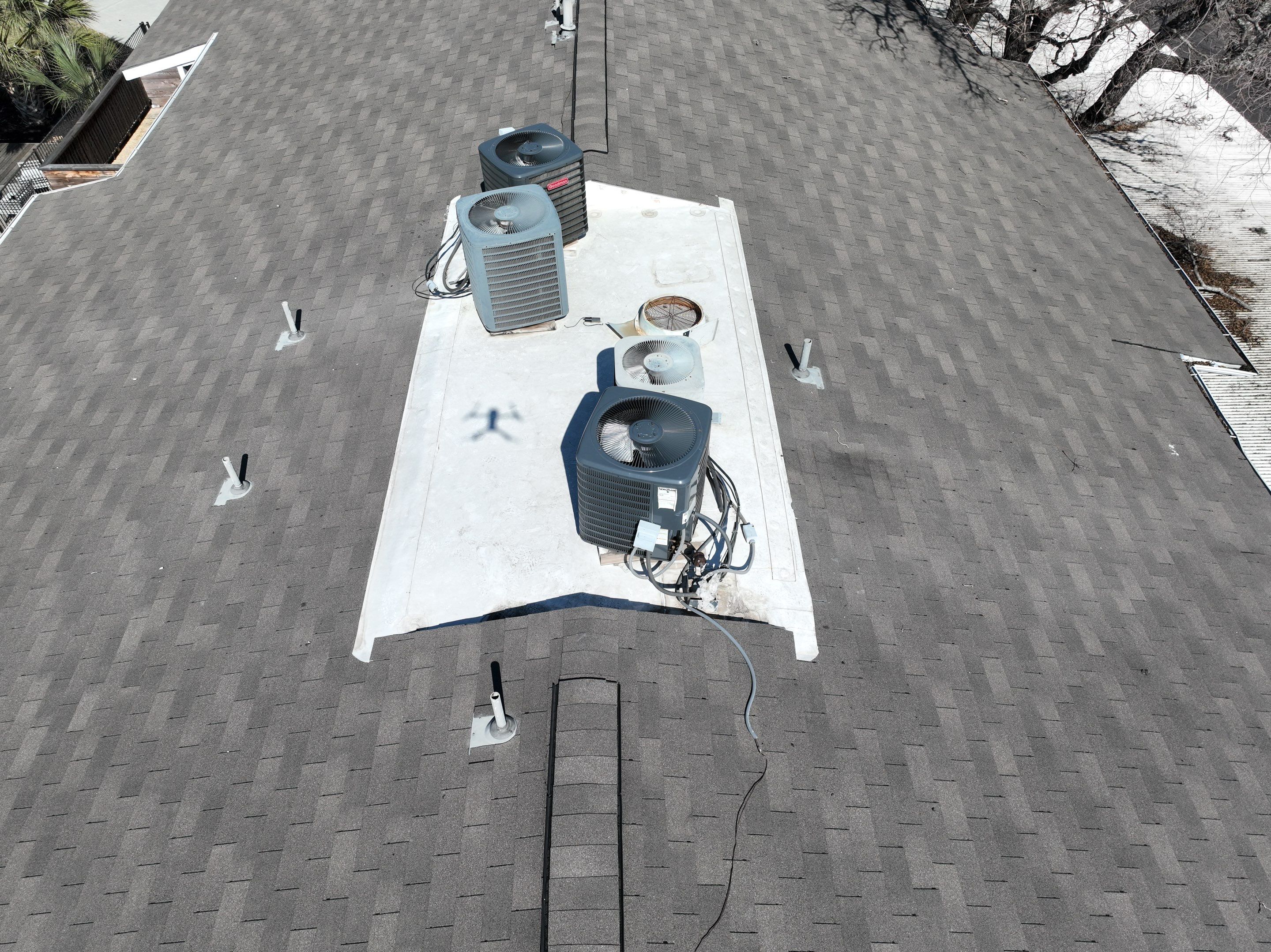 Commercial Roof Inspection using Drone Inspection by Premier Roofing and Contracting