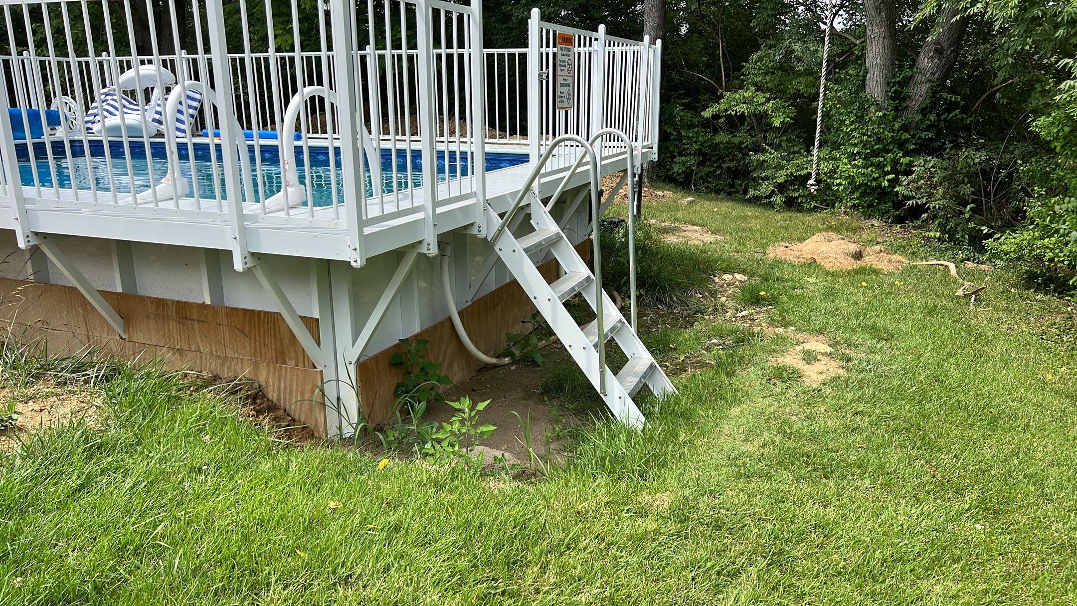Pool Backfill, Grading, and Decorative Gravel Installation by Reisenberg’s Lawn & Landscape, LLC
