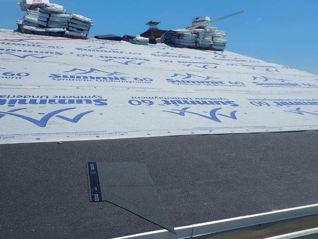 Residential Roofing Installation using Atlas Pinnacle Pristine Pewter Architectural Shingles by Frederick Roof Repair