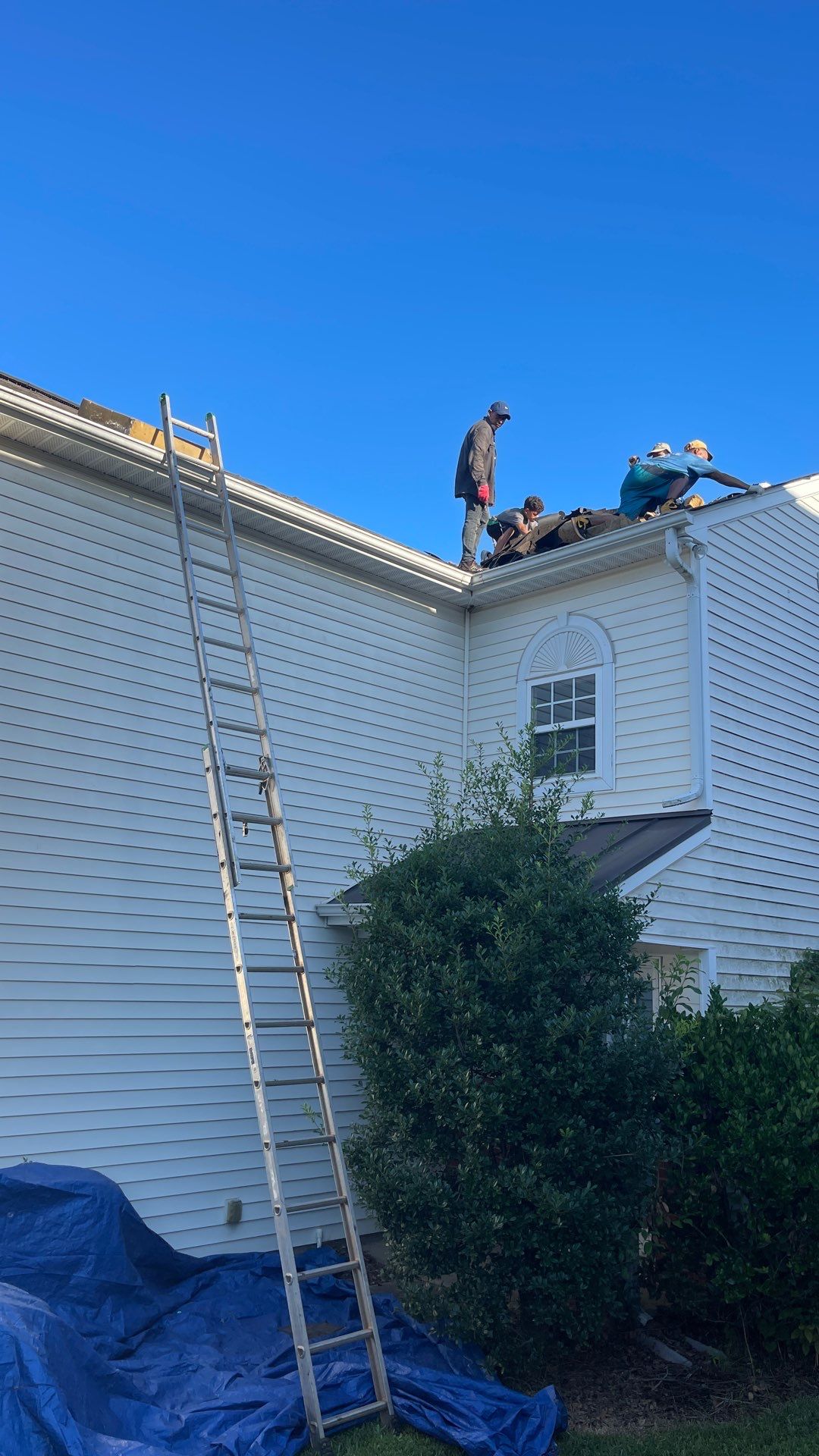 Roof replacement and interior repair by hail and wind damage by Just Brilliant Restoration JBR