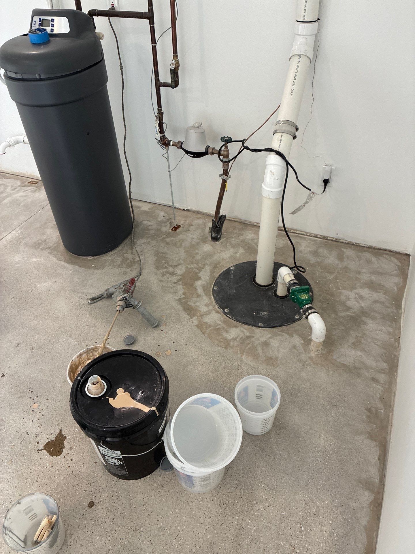 Urbandale Basement and Utility Room Concrete Floor Coating by Revival Concrete Coatings