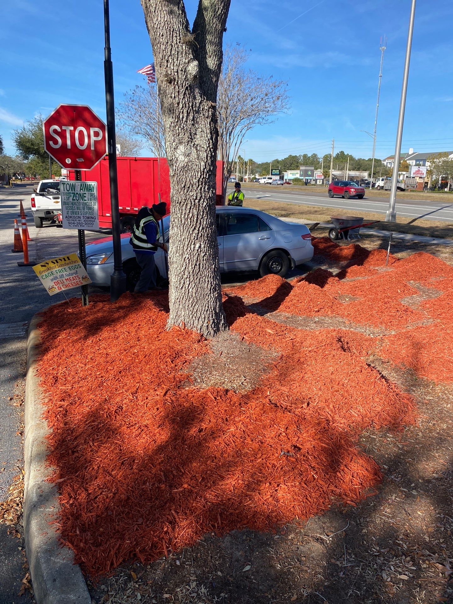 Larry’s Giant Subs | Rock & Mulch by ProGreen Services