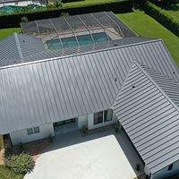 24ga 1.5" Mechanical Seam Matte Black by Total Roofing System The Metal Roof Experts