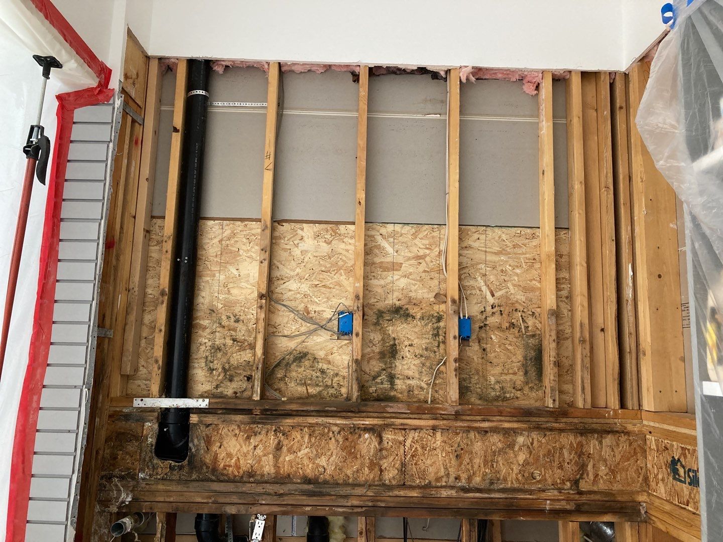 Mold Remediation using Containment by Accountable Home Services
