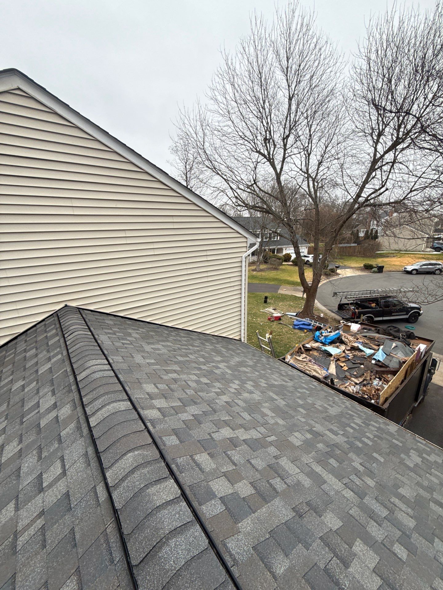 Fairfax Station :Residential Roof Replacement with CertainTeed Landmark Pro in Max Def Drift Wood  by RM Banning, Inc.