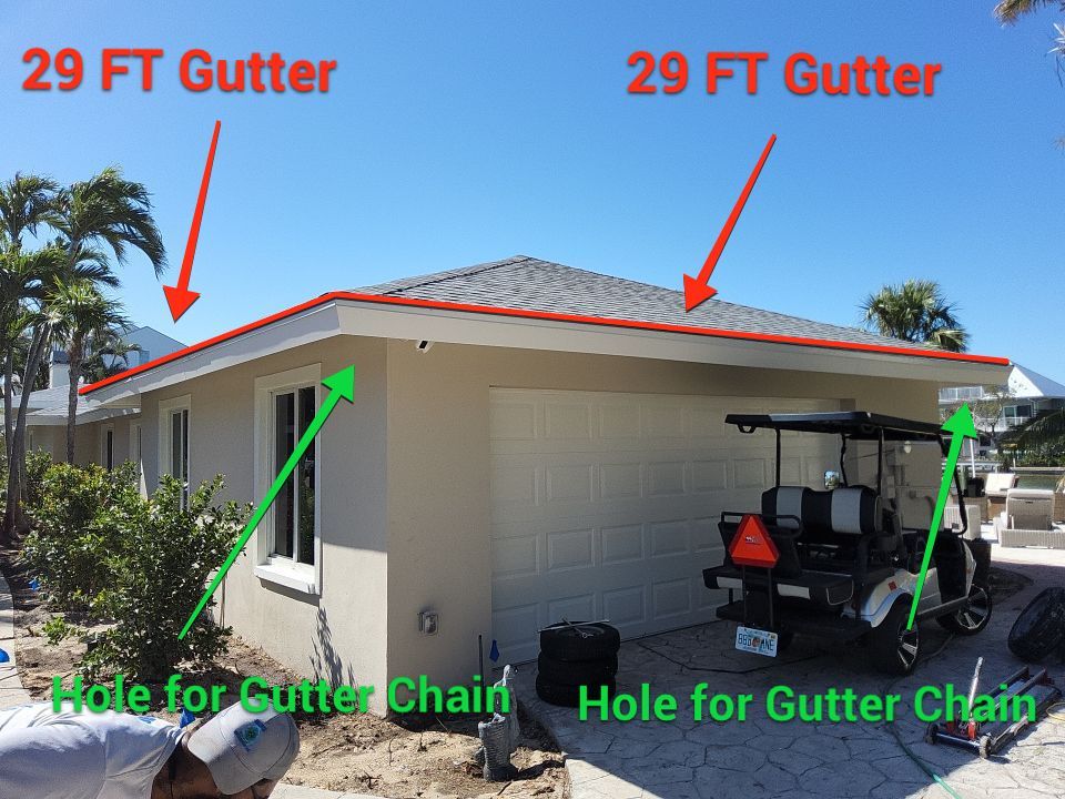Gutter Guard System Installed in Sanibel FL by Gutter Professors