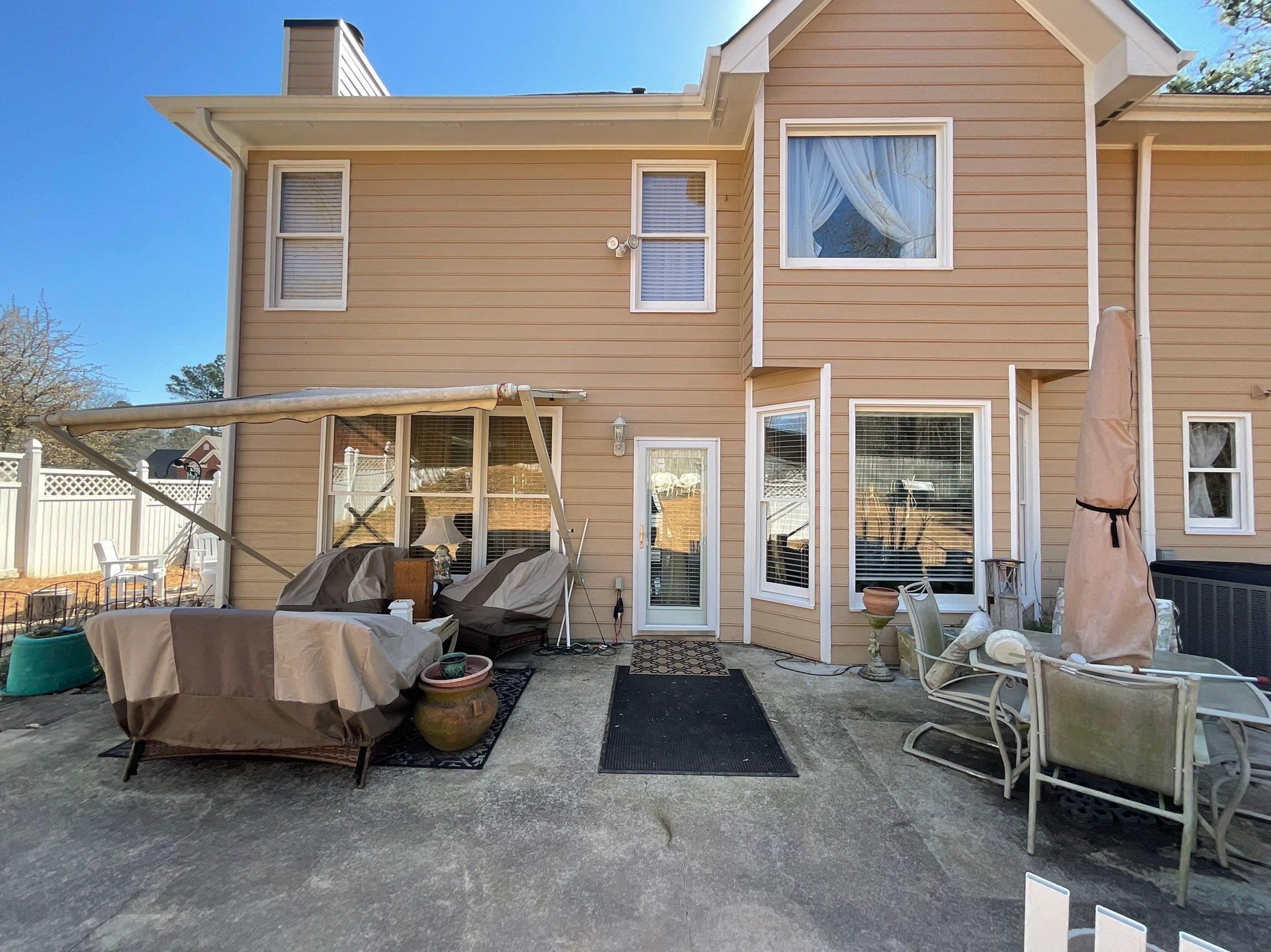 Custom Covered Patio and Shed Roof Installation in Ellenwood by Swift Home Renovations