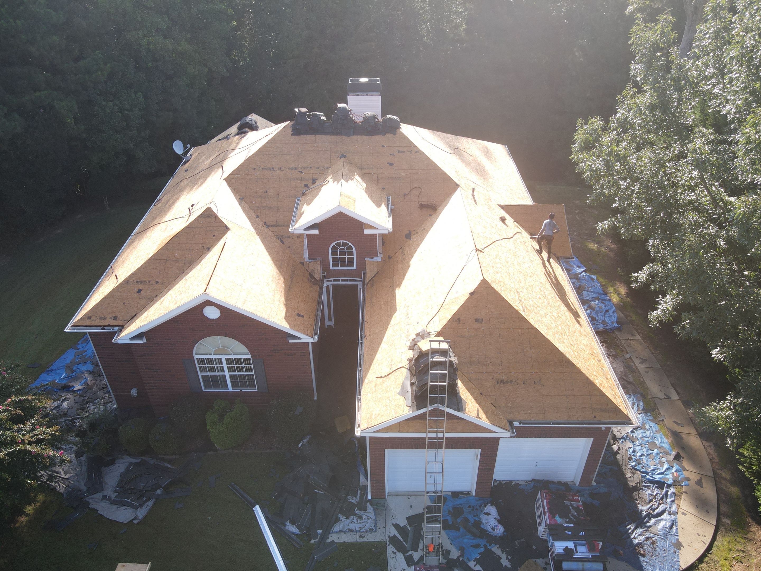 Residential Roofing Installation using GAF by Inspector Roofing and Restoration