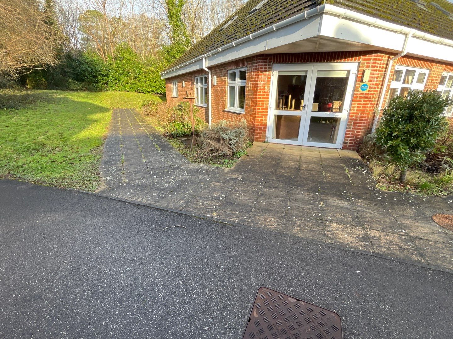 Care Home Roof and Walk Ways clean by Ges Exterior Cleaning ltd