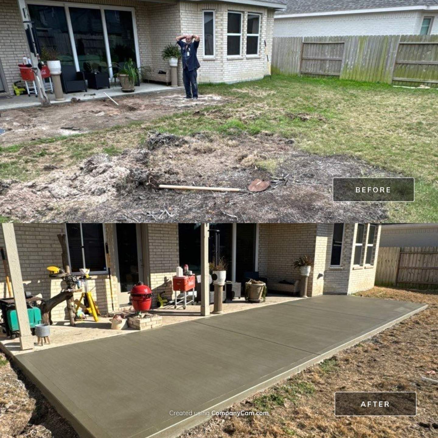 🔥✨ Mrs. Kim’s Patio Extension & Fire Pit Retreat by Texas Urban Elements