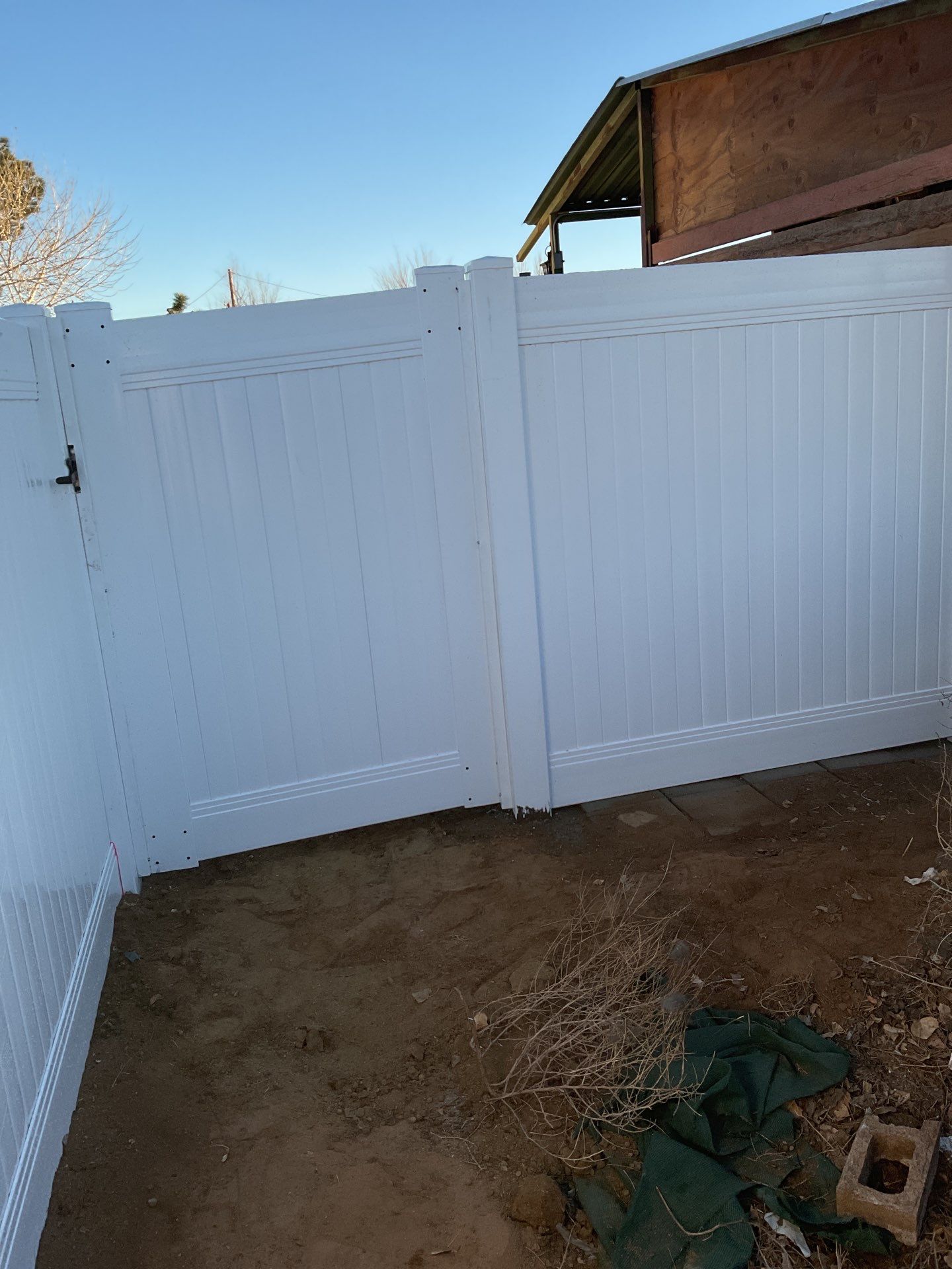 Replacement of old chain link fence by Fence Guys Inc. 