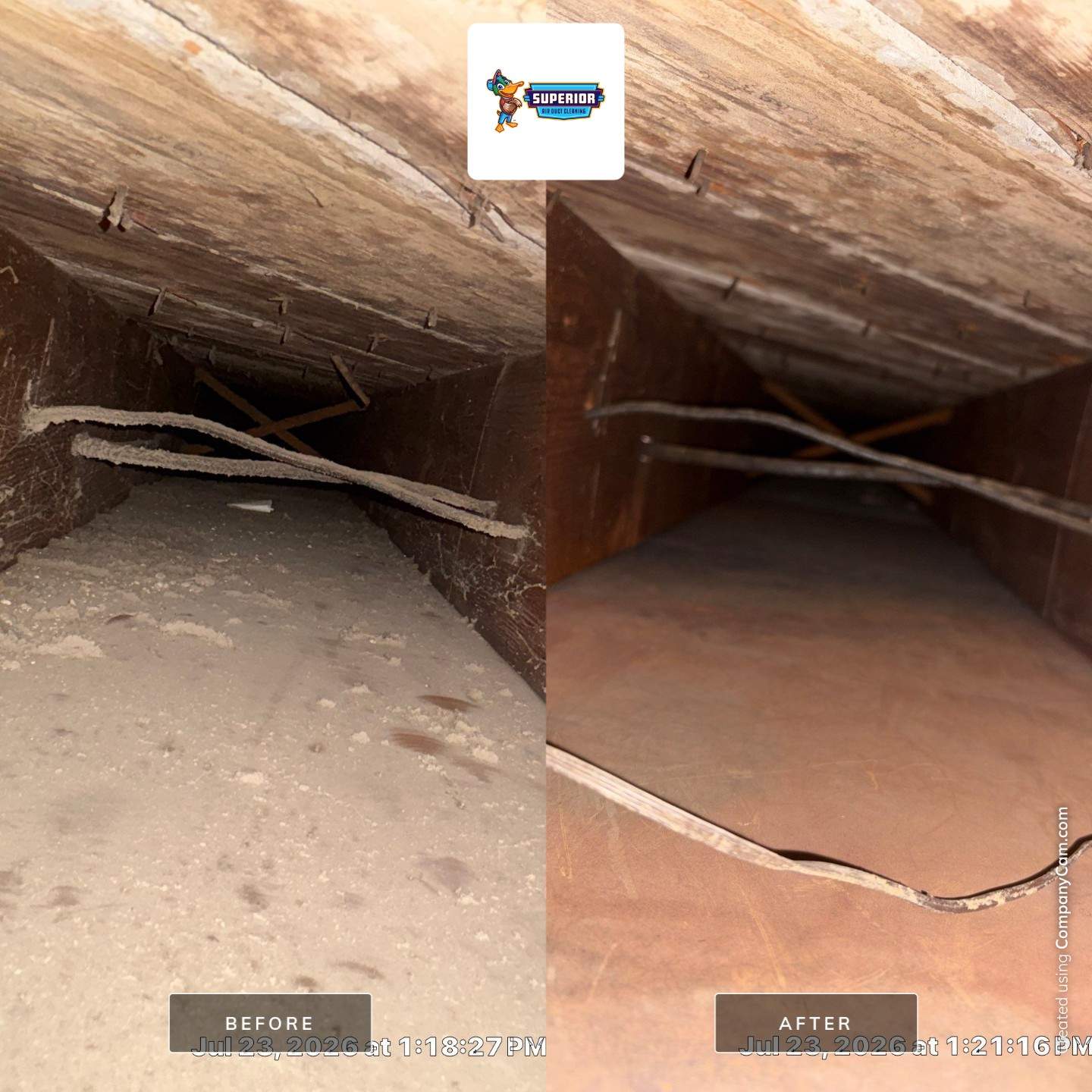 Full Residential Air Duct Cleaning in New Brighton Pennsylvania by Superior Air Duct Cleaning