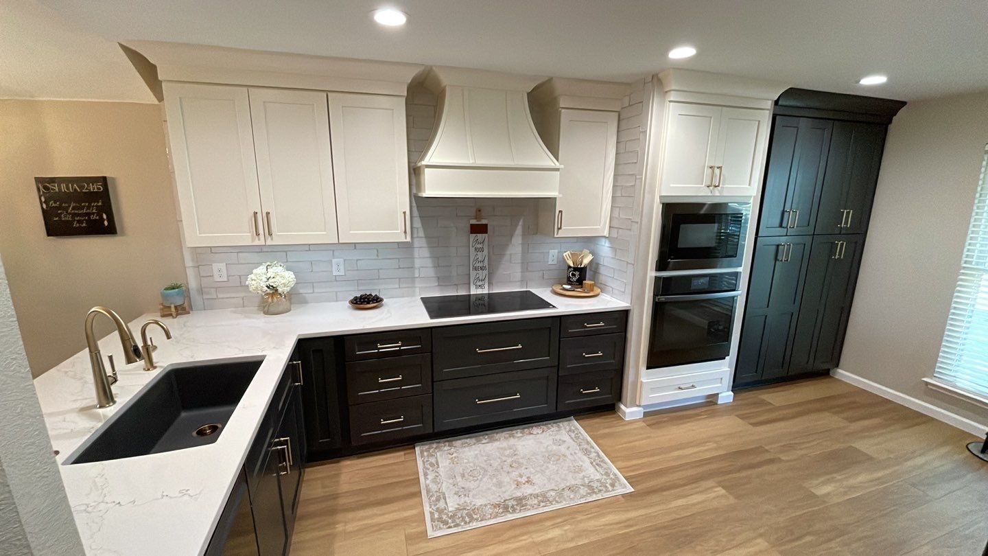 Helotes Kitchen Remodel | Custom Two-Tone Kitchen with Opened Wall and Expanded Storage by Legacy Bath and Kitchen 