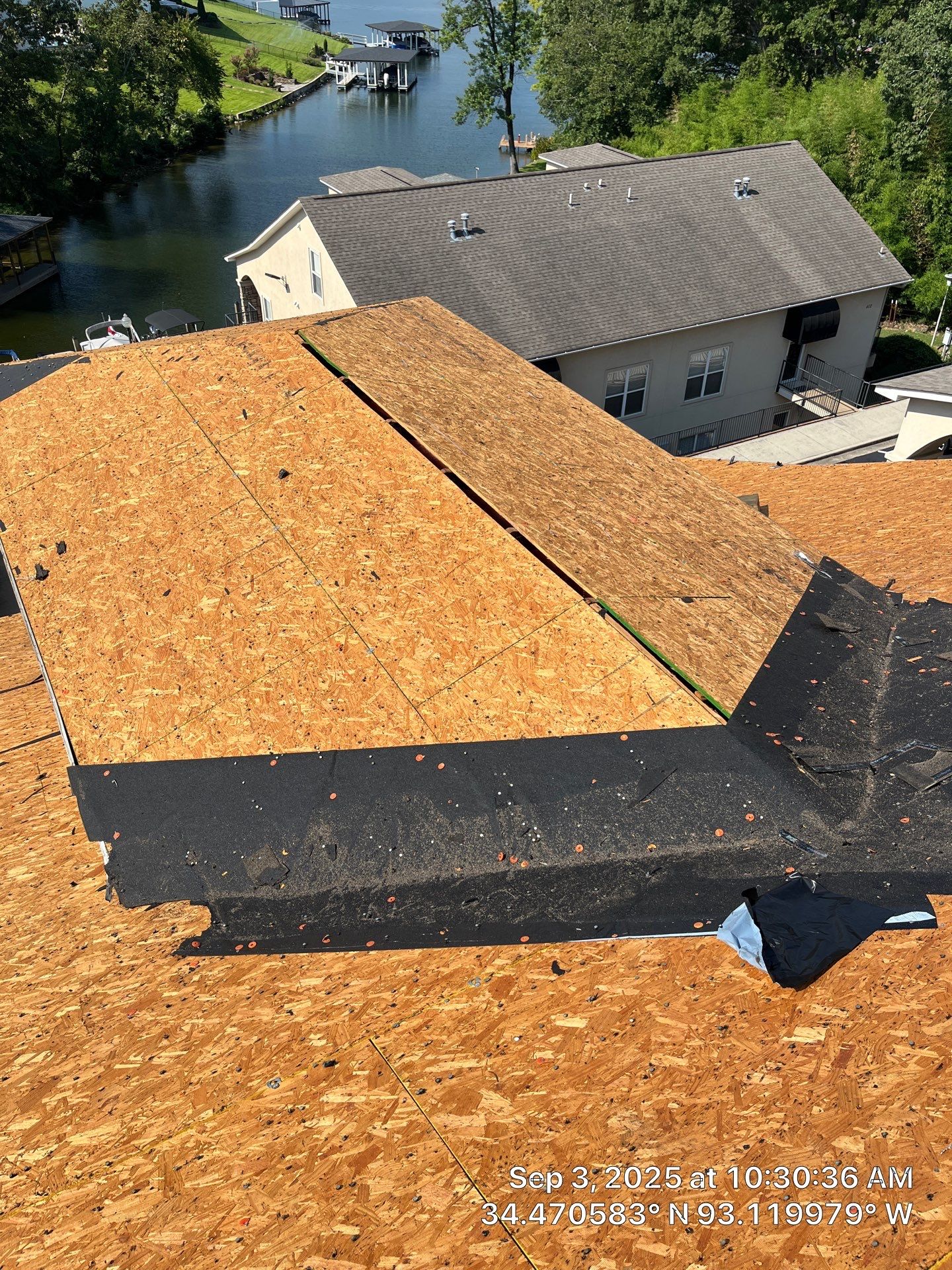 Multi-Unit Architectural Shingle Roof Replacement in Hot Springs Arkansas by Temple Roofing and Exteriors