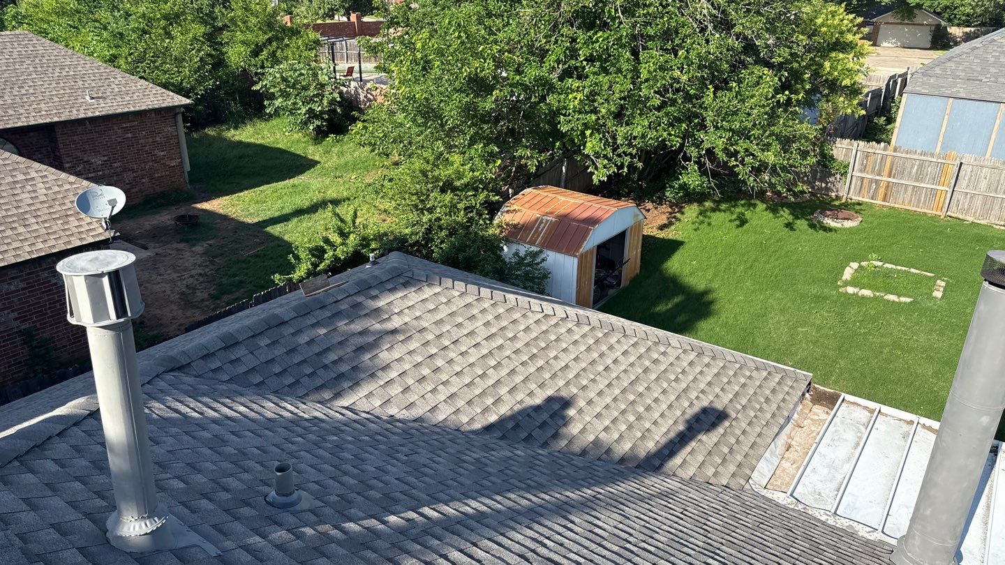 roofing, solar tube, & box vent replacement in Midwest City by McCann's Roofing and Construction