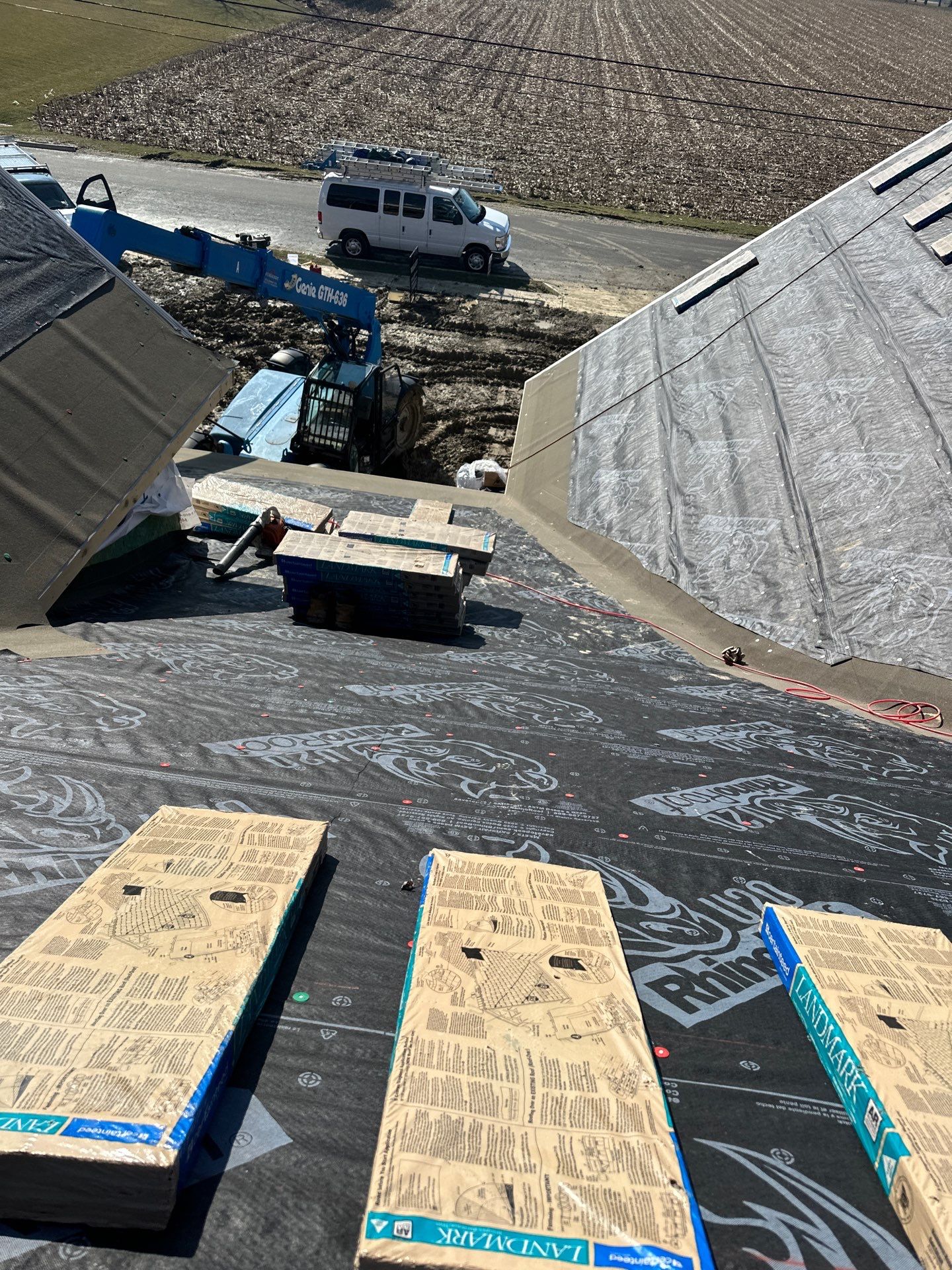 Residential Roofing Installation using CertainTeed Landmark Weathered Wood by Nitro Roofing and Construction
