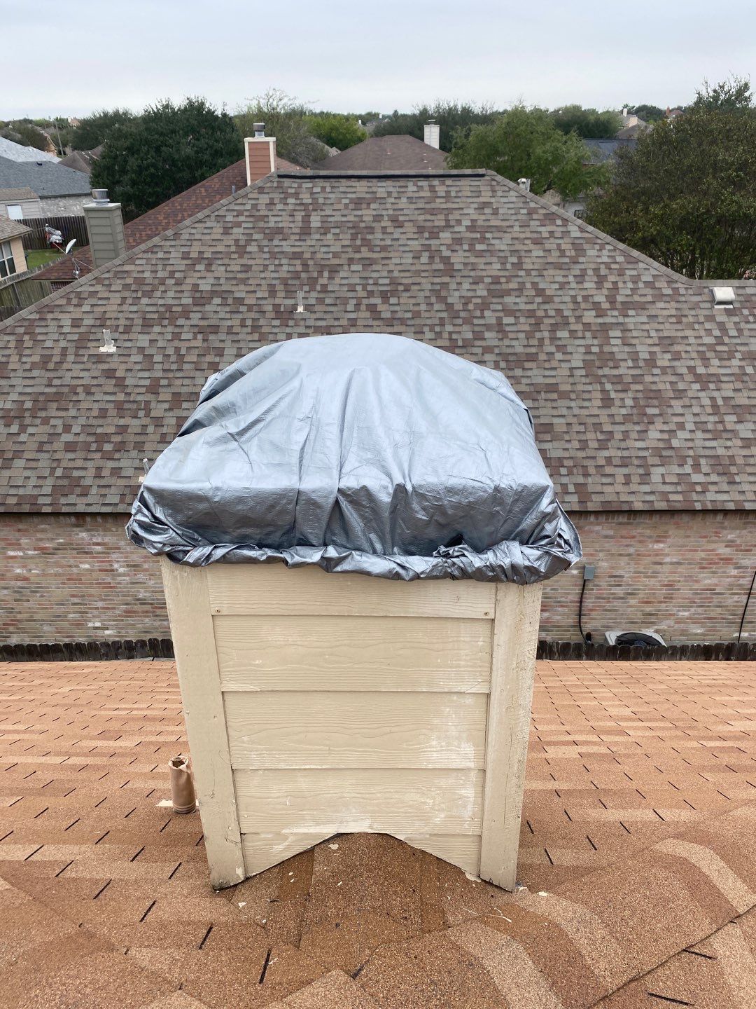 Residential Roofing Repair using Custom Fabricated Steel by Lighthouse Roofing