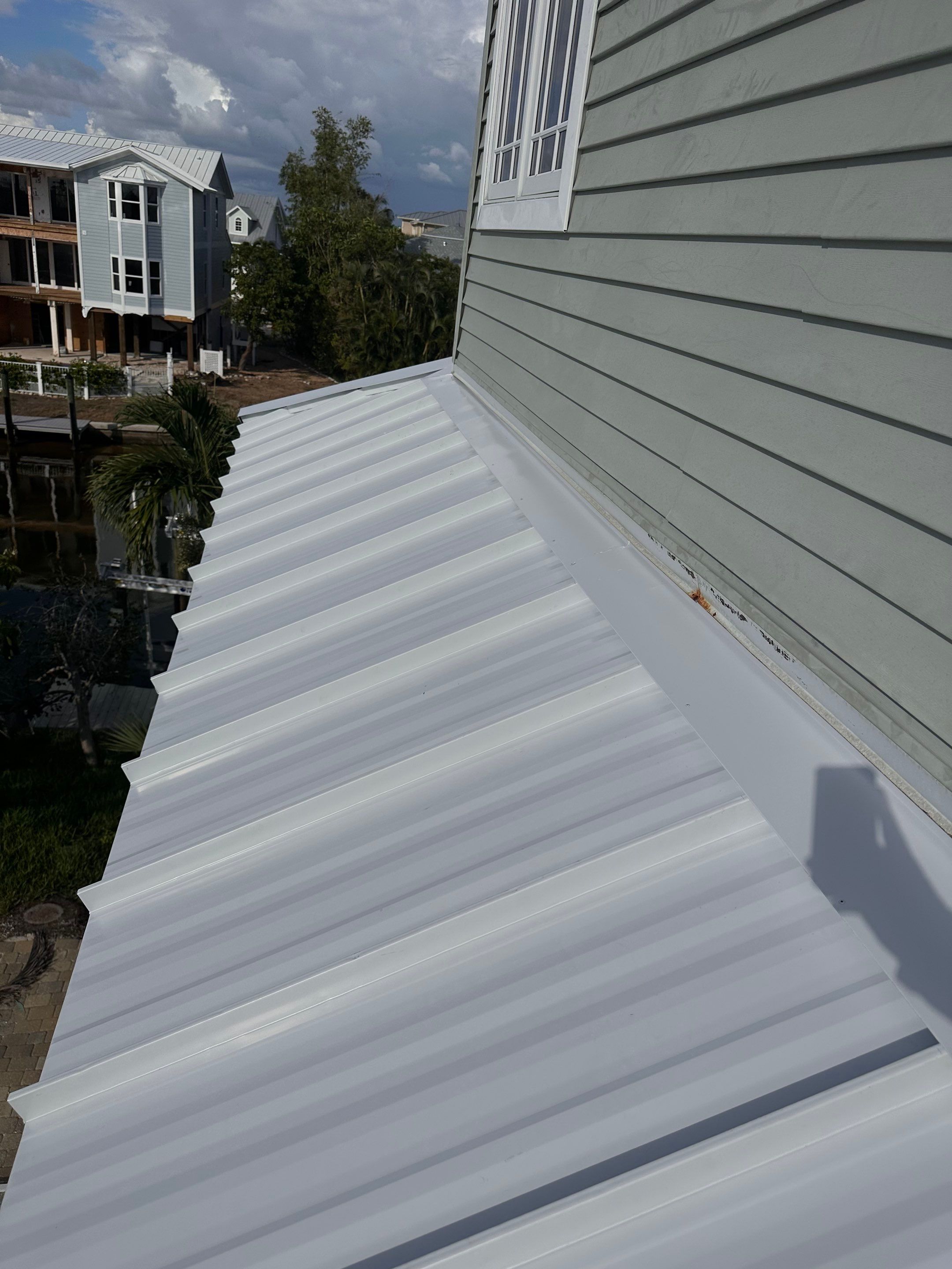 Sanibel Island Standing Seam Roof Replacement by Four Peaks Roofing