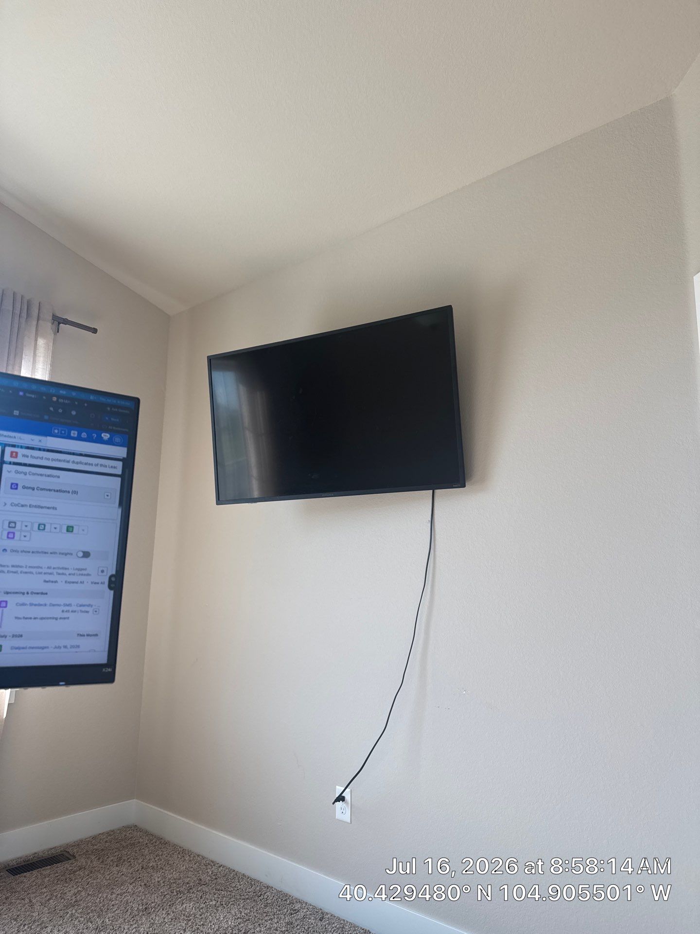 Home Office Renovation with French Doors and Custom Lighting by CompanyCam Sales Demo