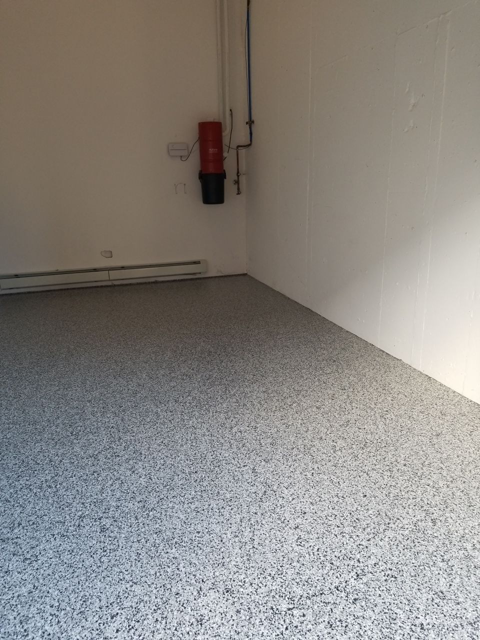 Garage Floor Coating in Penntek Domino by Spectrum Painting, LLC