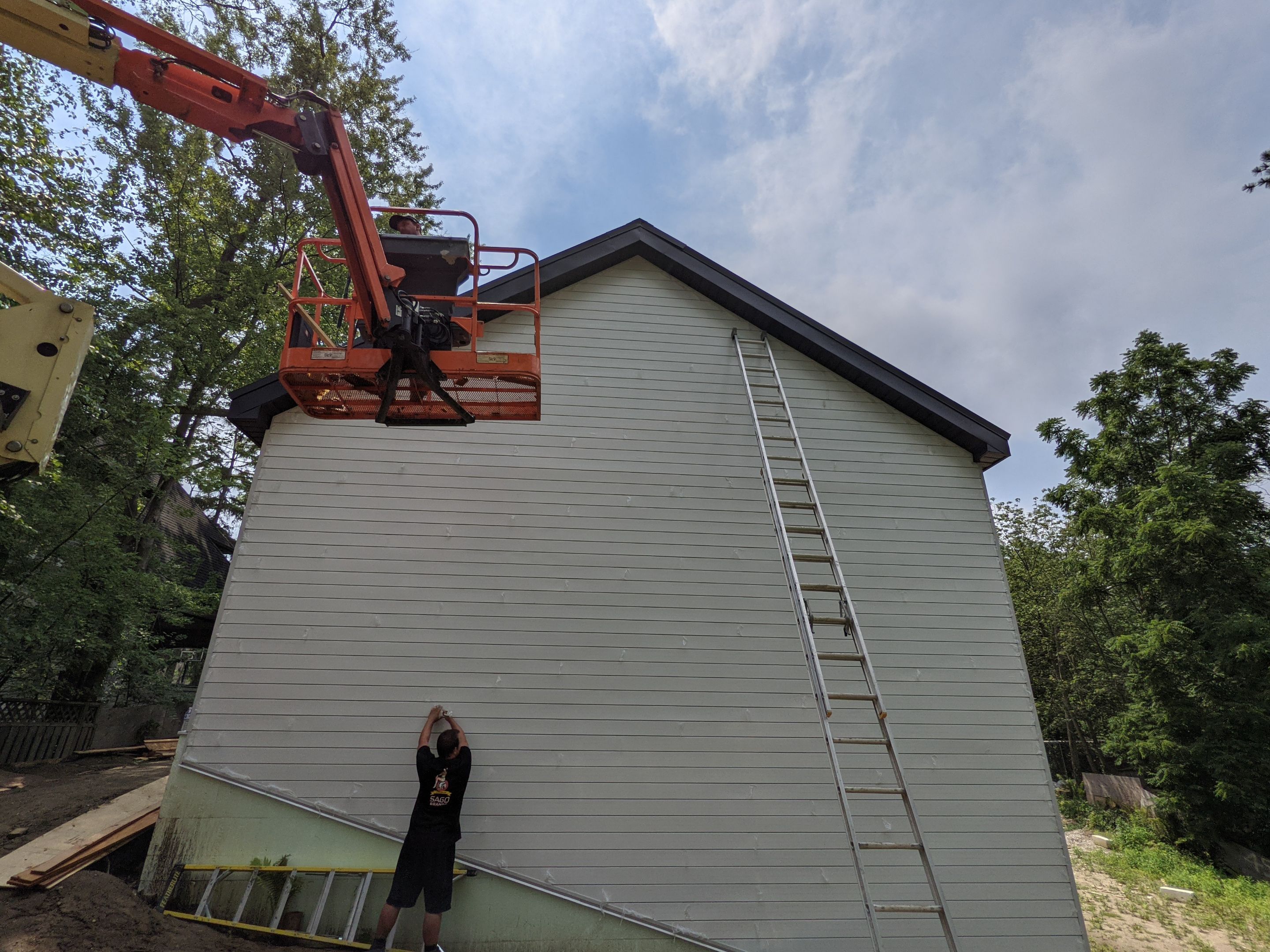 New Home Construction using 16" Standing Seam Panels by Jay Carter Roofing & Sheet Metal