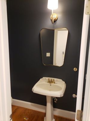 Powder Room Refresh & Lighting Upgrade