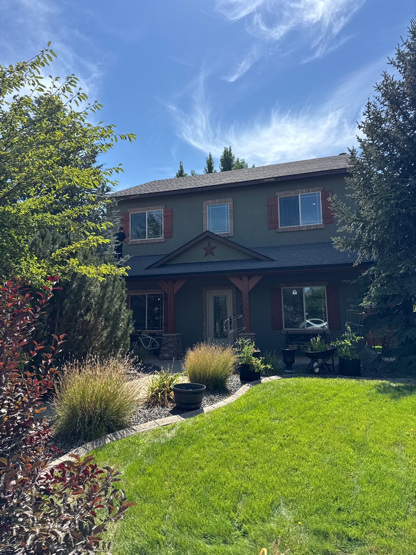 Residential Roof Replacement for Two-Story Stucco Home in Star by Olive Roofing