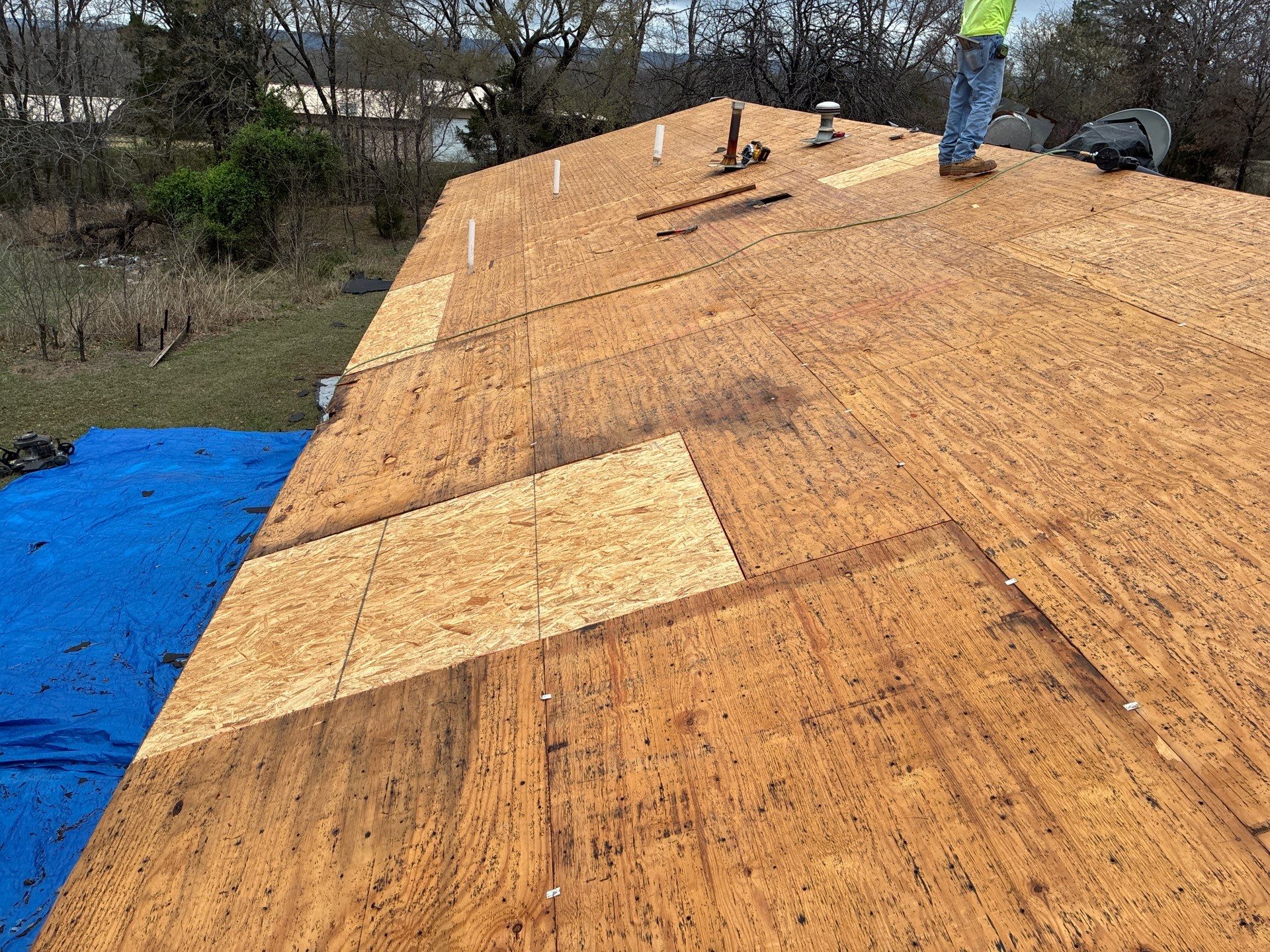 Roof replacement by In & Out Construction & Remodeling, LLC