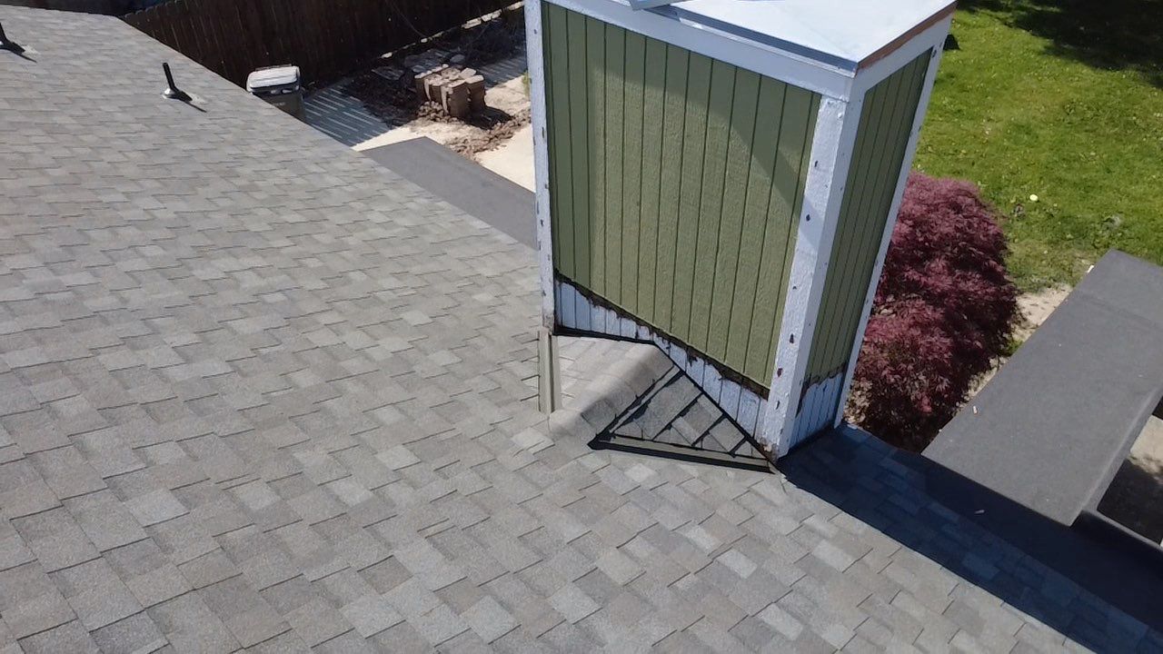 Residential Asphalt Shingle Roof Repair and Chimney Flashing on West 13th Avenue Kennewick, Washington by Alpine Roofing