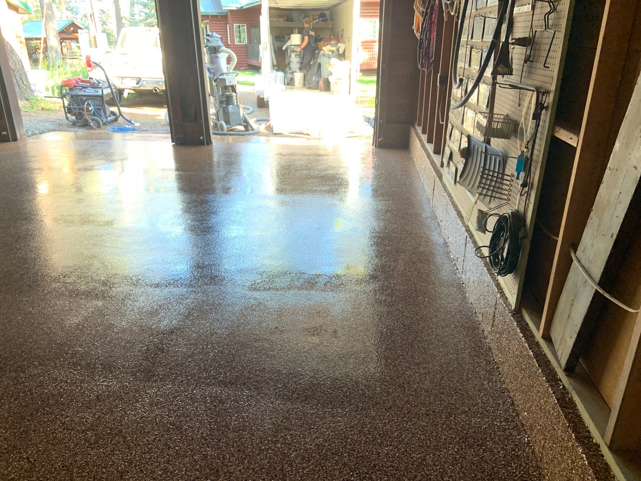 Countertop Transformation using Galaxy Colorway by Croc Coatings, LLC