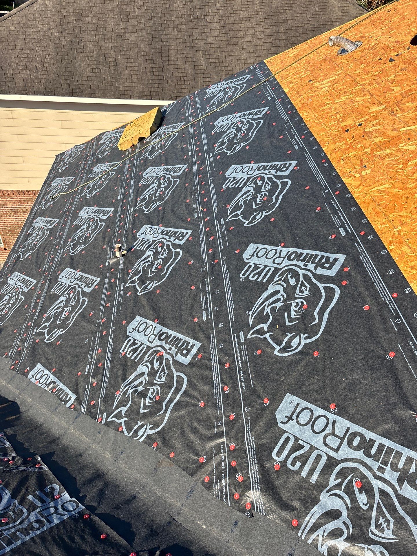 Residential Roofing Installation using Owen's Corning Duration (Lifetime) Shingles by Roof Repair Company