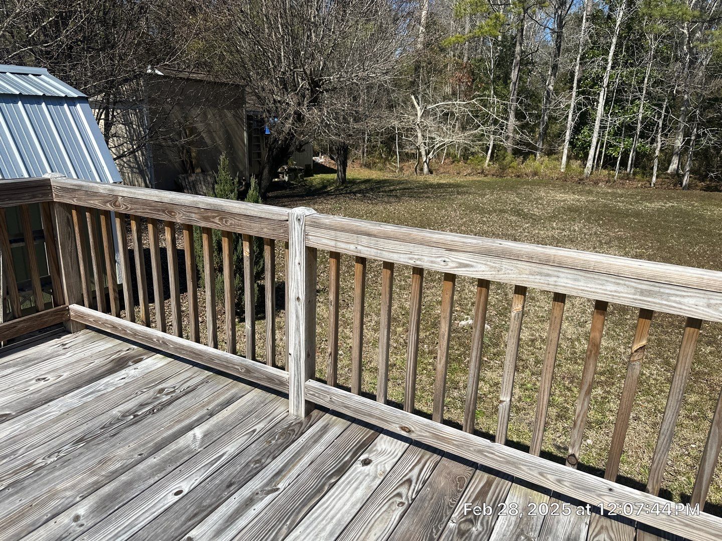 Weathered Deck using Wood Sealant by DuraSeal