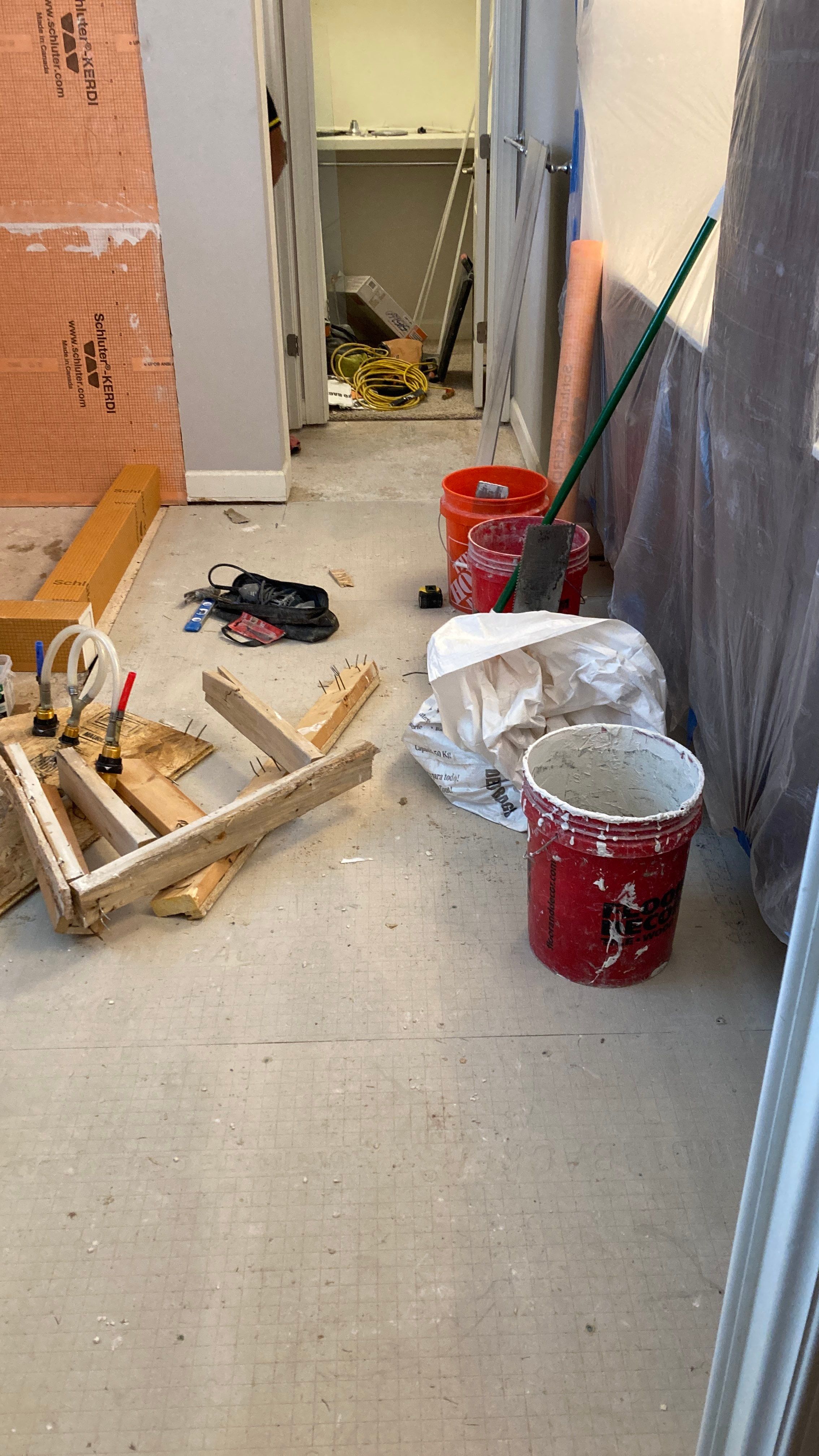 Tile Bath Remodel by Footprints Floors of Nashville