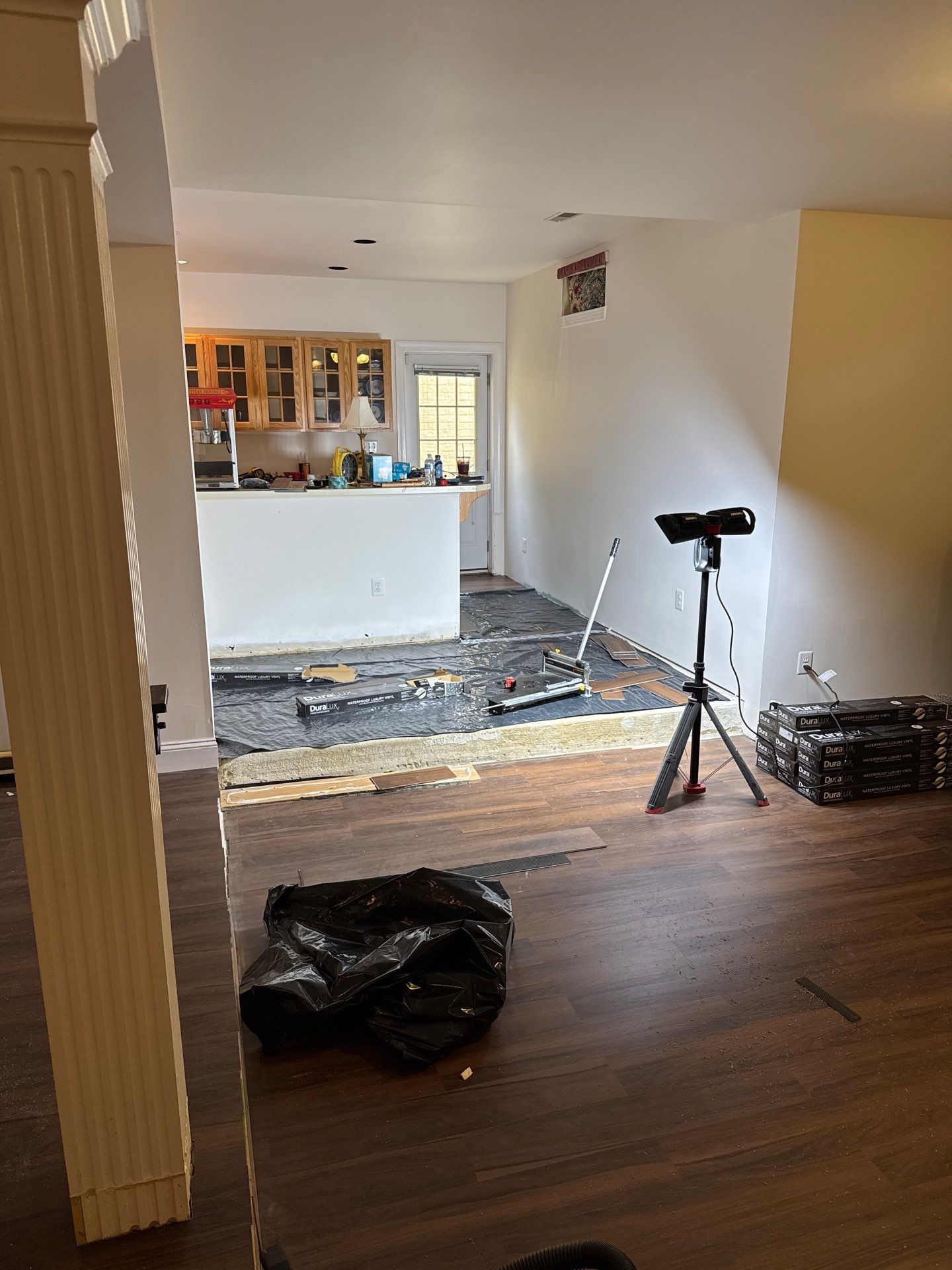 New Gutters, New Floor, New steps, New Paint job by Alpha Design Services