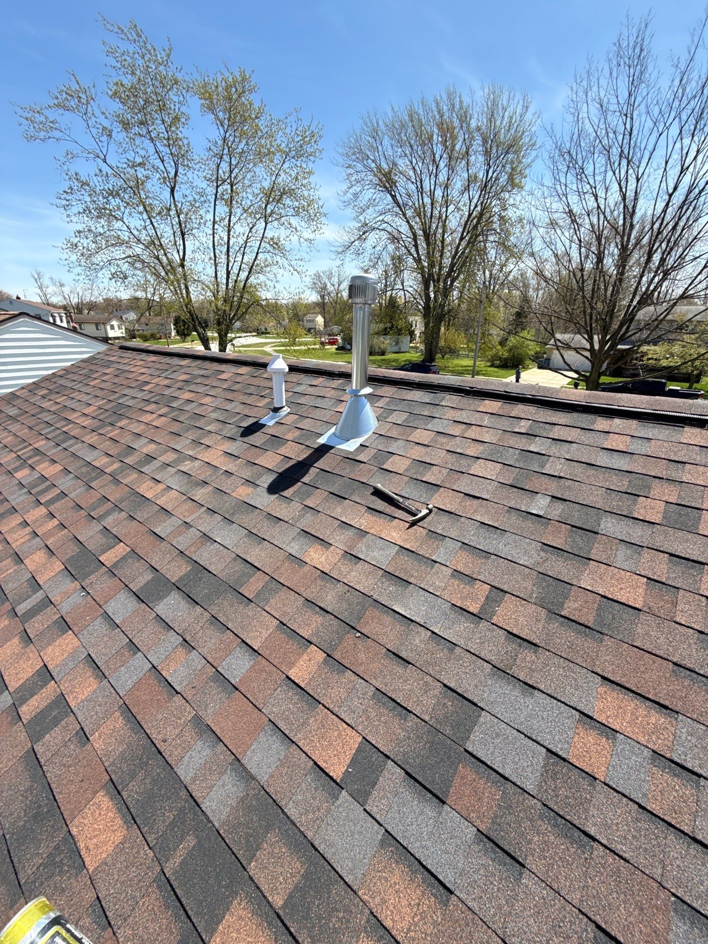 Residential Roofing Installation using Owens Corning Duration Asphalt Shingles by 3 Daughters Construction 