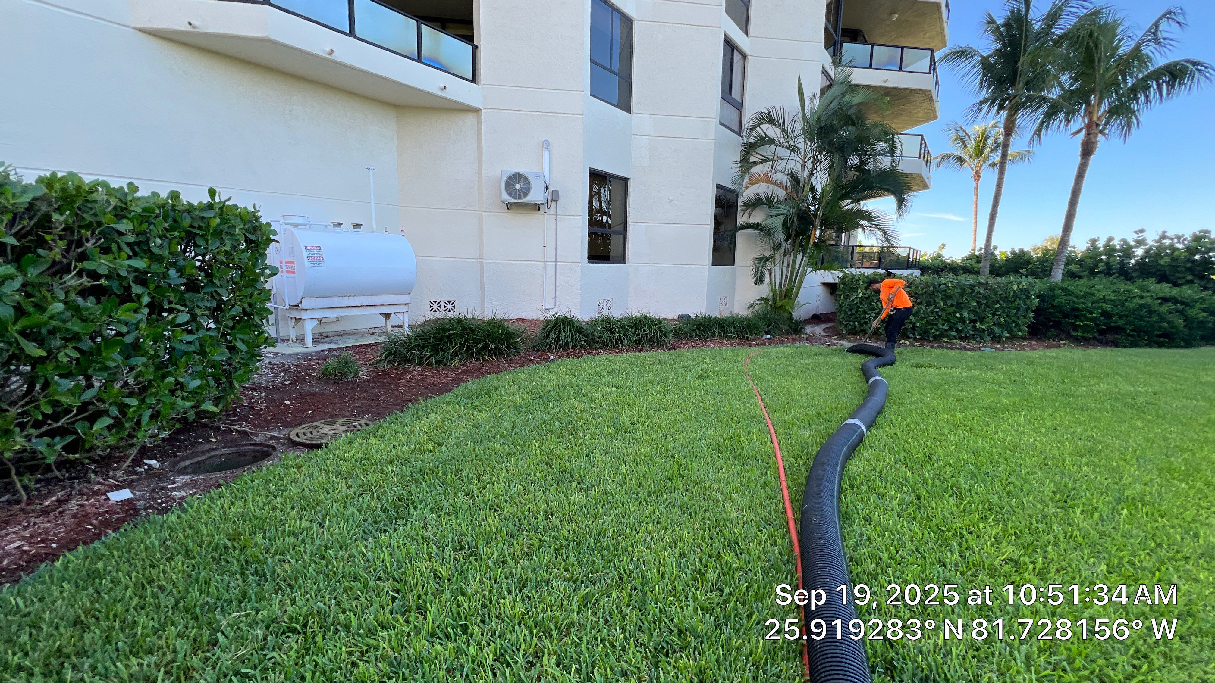 Condo Storm Water System Cleaning and Maintenance by APS Power & Water