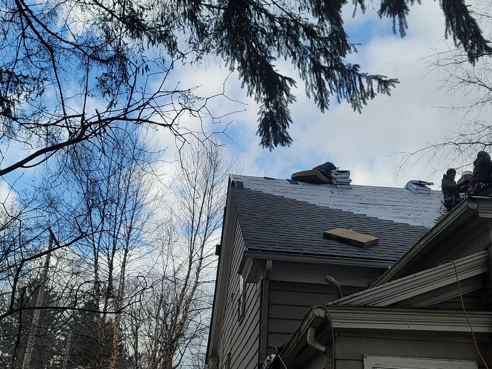 ATLAS PINNACLE COLOR: PRISTINE PEWTER DRIP EDGE: BLACK by Eagle Eye Roofing