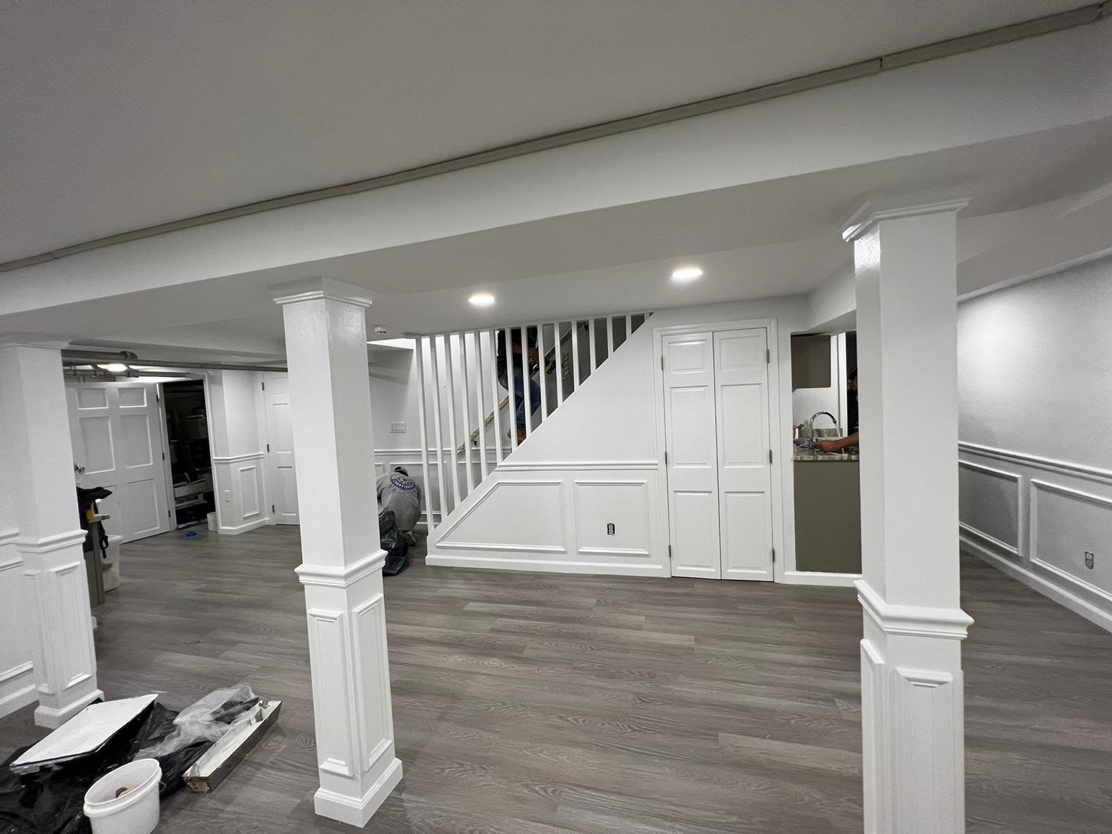 Basement Remodel using Drywall by Home Concepts Construction