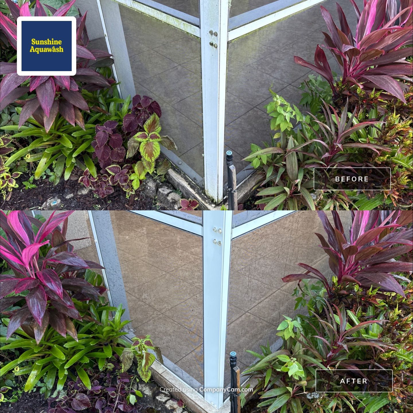 University Park Lanai Transformation | Screen Enclosure & Shade Cleaning by Sunshine AquaWash