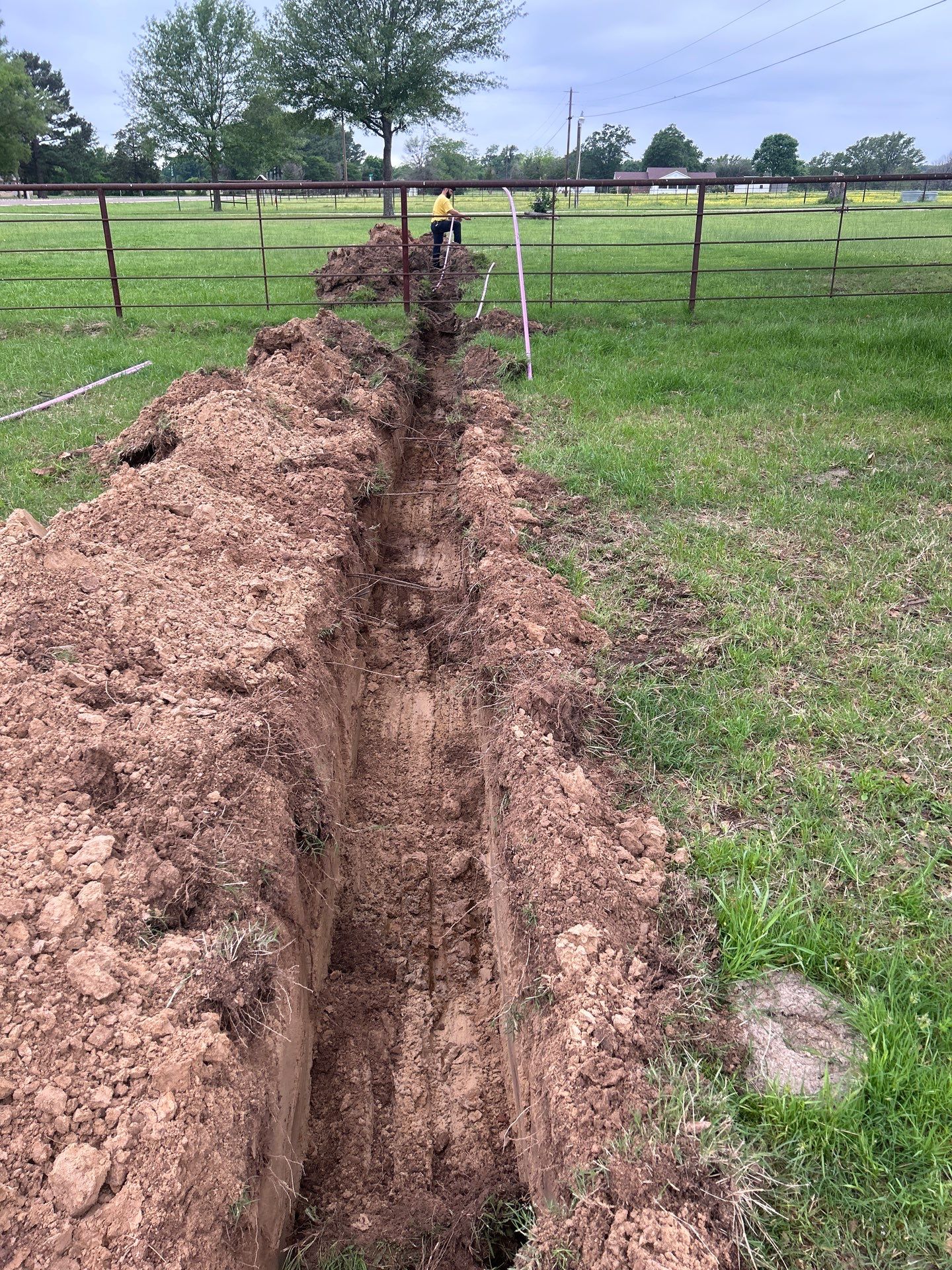 Septic Install Project in Eustace by Rub-A-Dub Plumbing