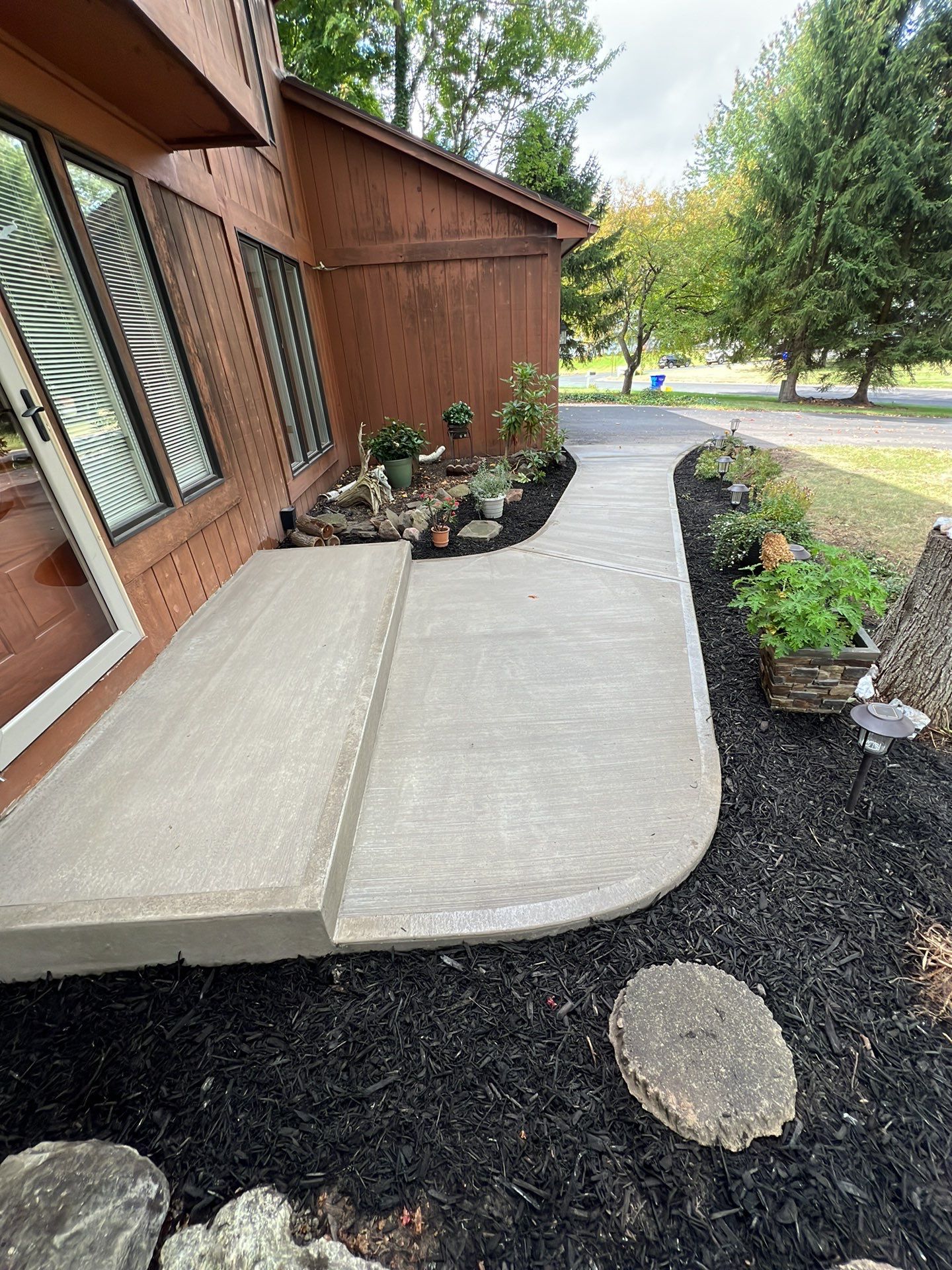 Broom Finish Walkway  by NG Masonry & Construction LLC