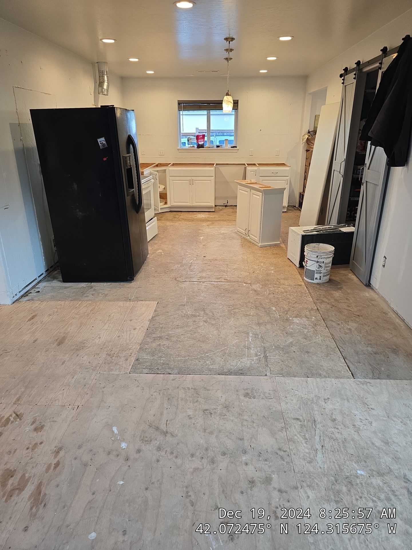 Structural Subfloor Repair and LVP Flooring Installation in Brookings by KMD Surfaces INC.