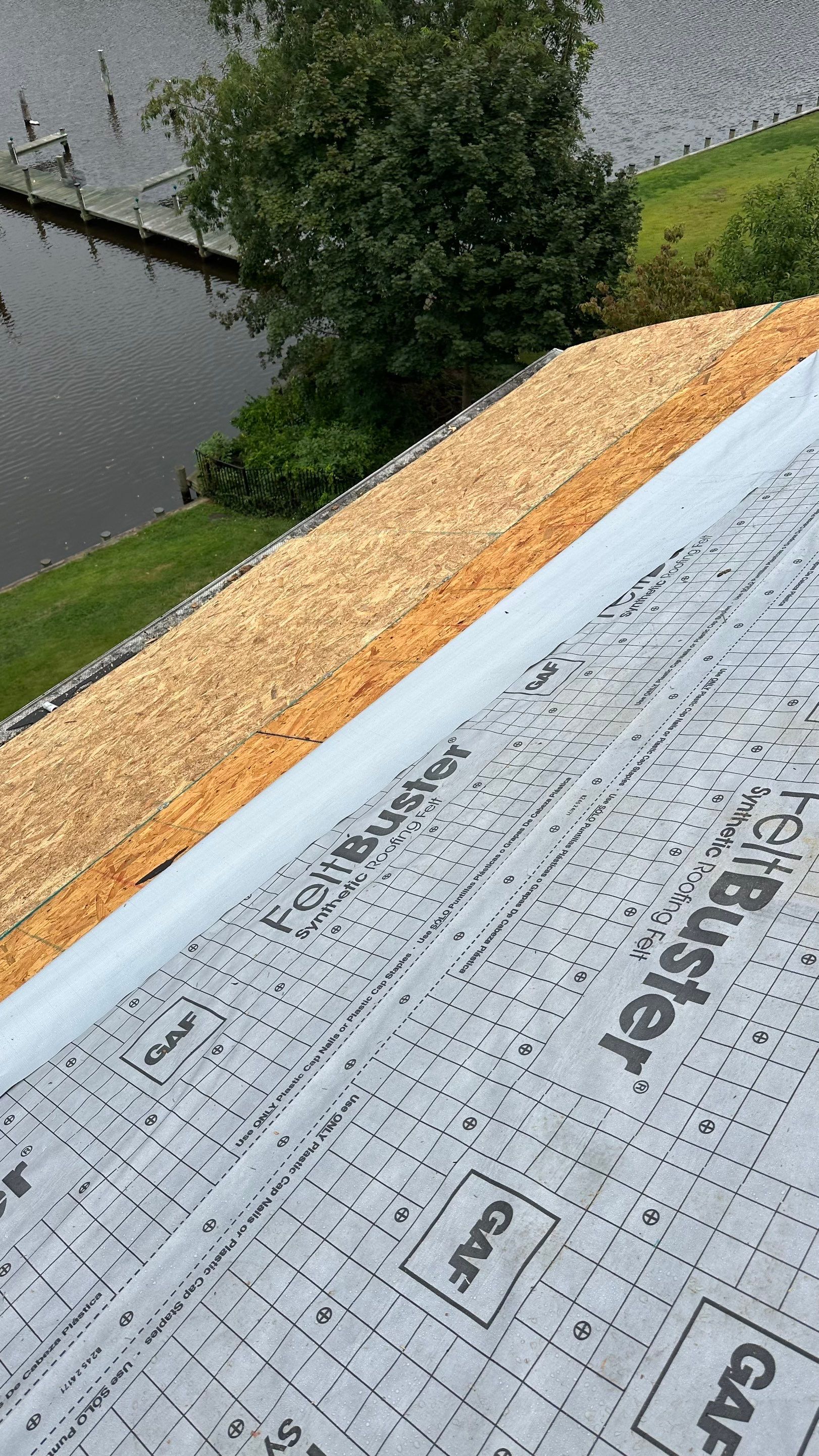 Residential Roofing Installation using GAF Timberline HDZ by Matter Roofing & Construction