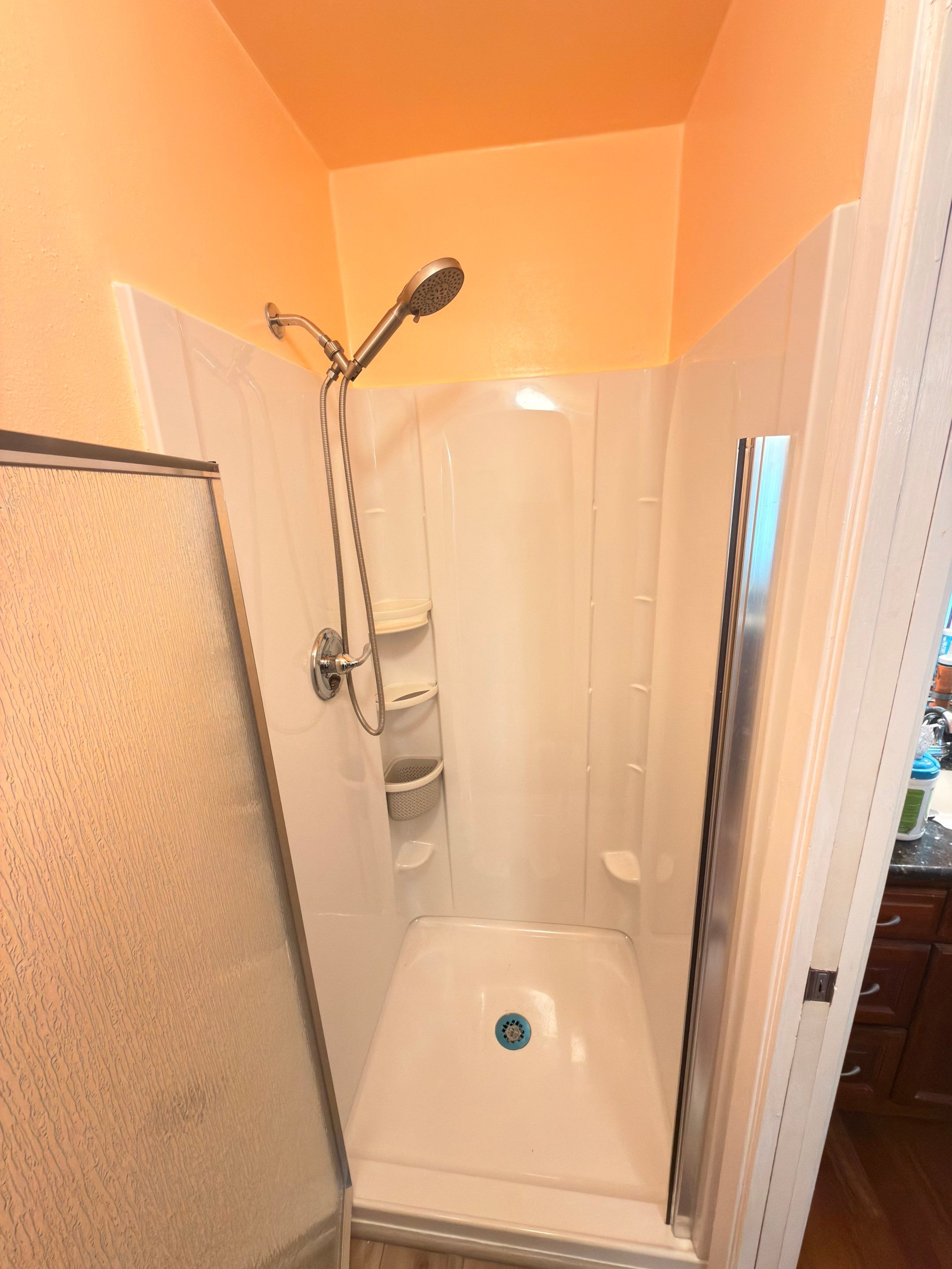 Shower Remodel due to Water Intrusion by Anza Builders, Inc. 