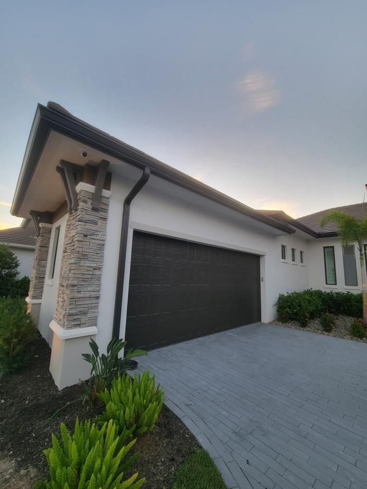 Bronze K-Style Gutters for Homes in Parrish FL by Gutter Professors