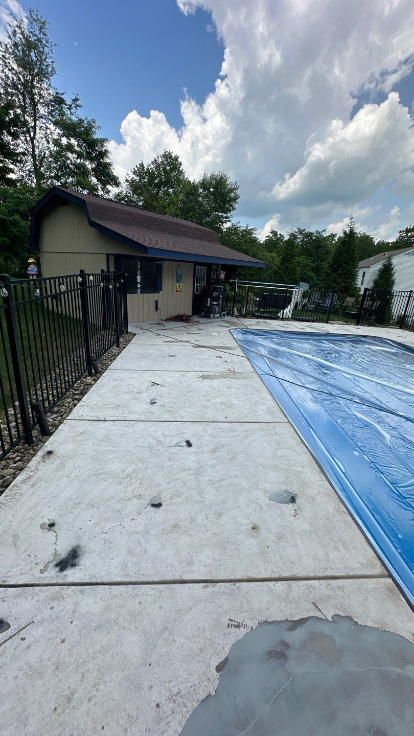 Oxford Pool Deck Project in Baden by Floors in a Day, Inc