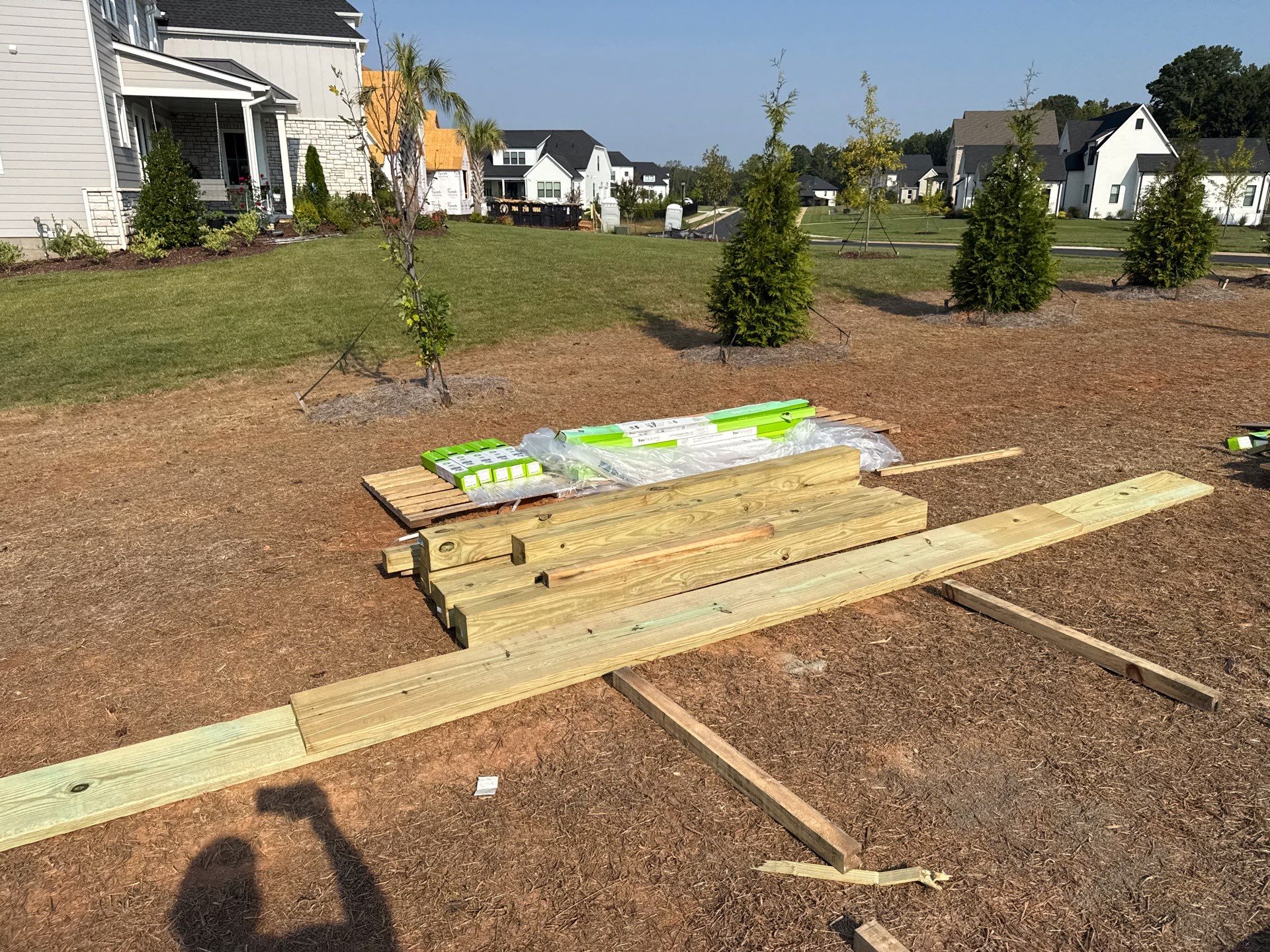 Project in Waxhaw by Badger Hauling