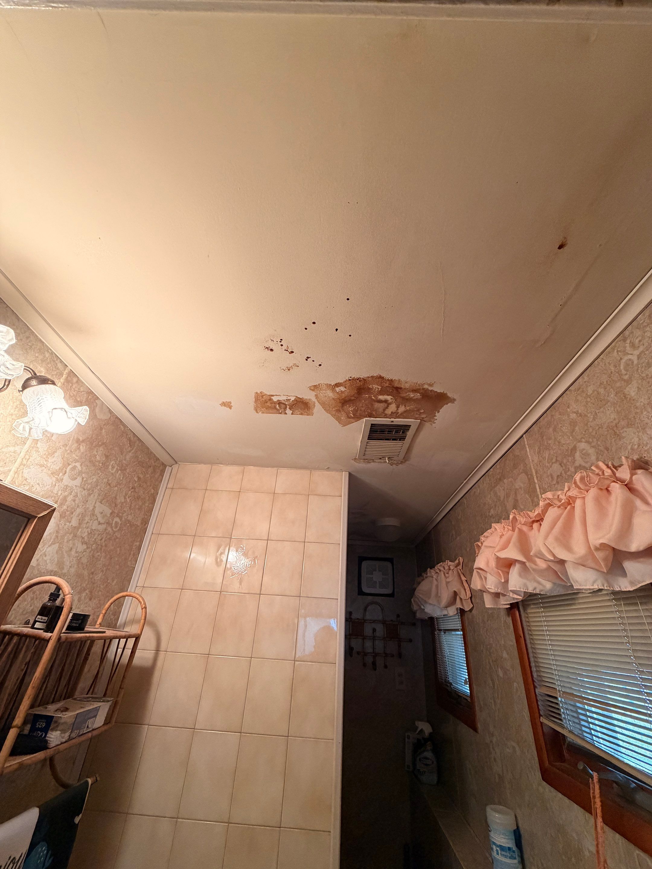Water Damage bathroom in West Islip by Newhouse Restoration