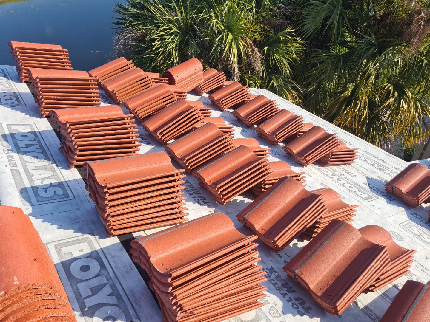 Residential Roofing Installation using Eagle Roofing Tile by BLUES BROTHERS ROOFING